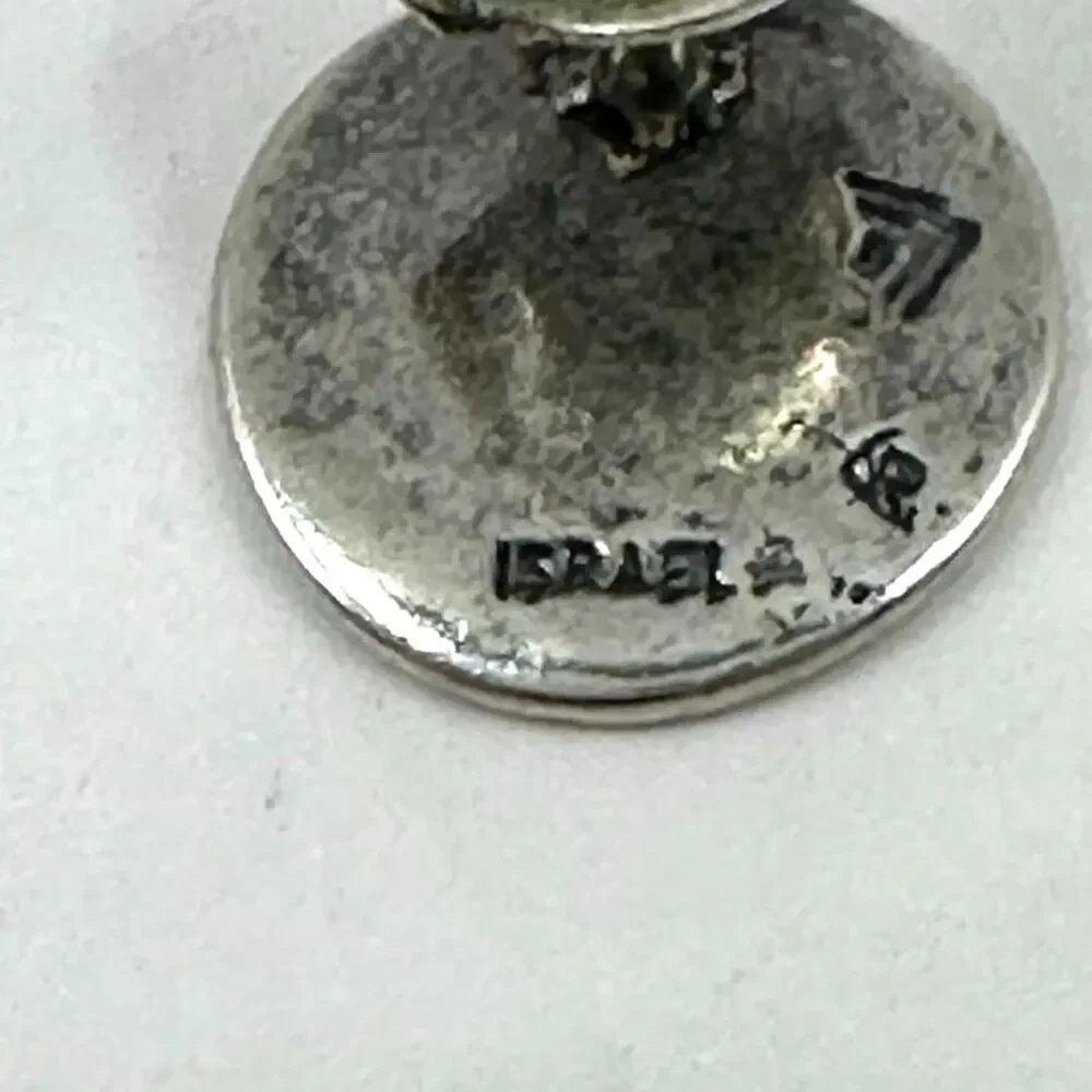 Silpada Israel Pink Cat Dog Sterling Silver Necklace Earring Set 925 Pet Jewelry